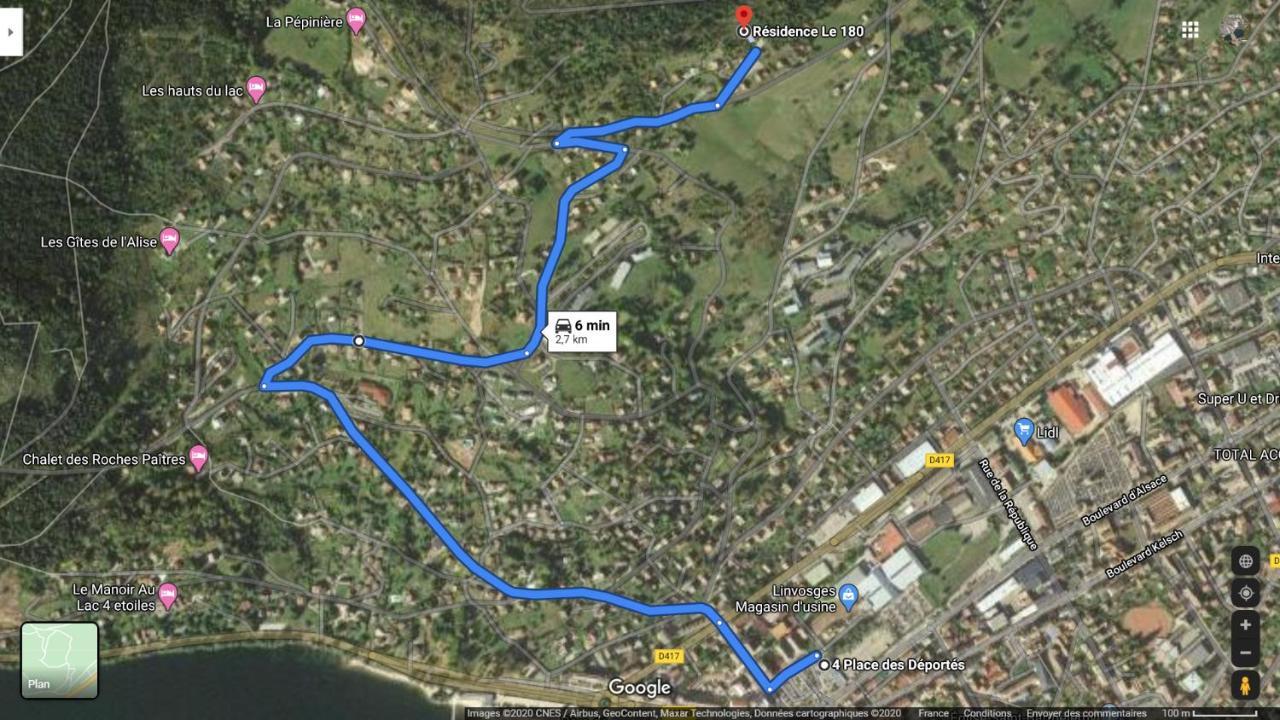 Le Lougo Apartman Gérardmer Kültér fotó